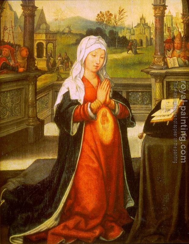 Jean Bellegambe : St. Anne Conceiving the Virgin Mary